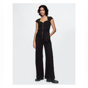 GAP Belted Denim Jumpsuit Size 2P